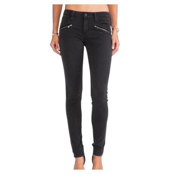 Joe’s Jeans Black Zipper Pocket Skinny Ankle Jeans 28 - Picture 1 of 6